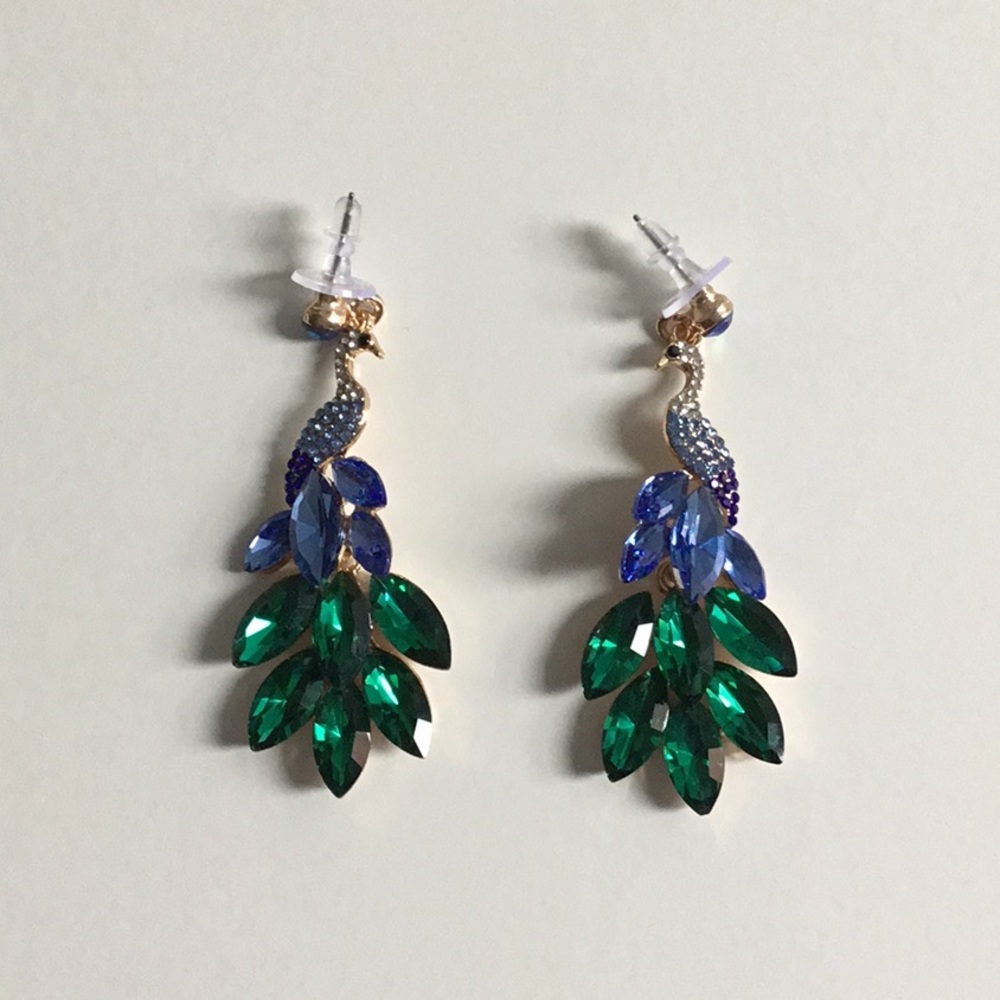 Peacock Earrrings